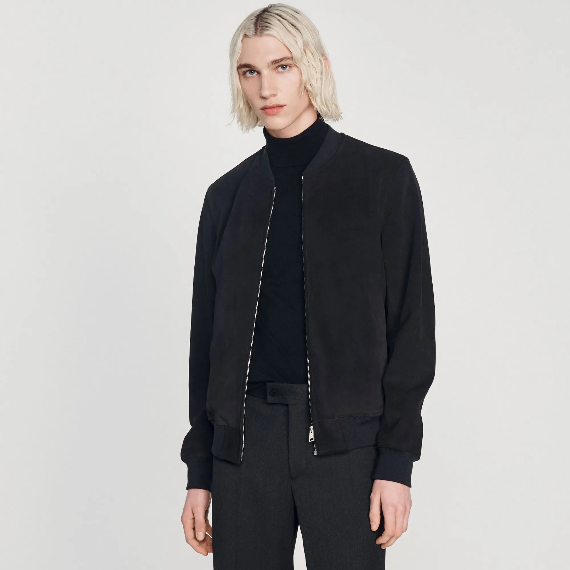 Homem Sandro Paris Jaqueta De Camurca