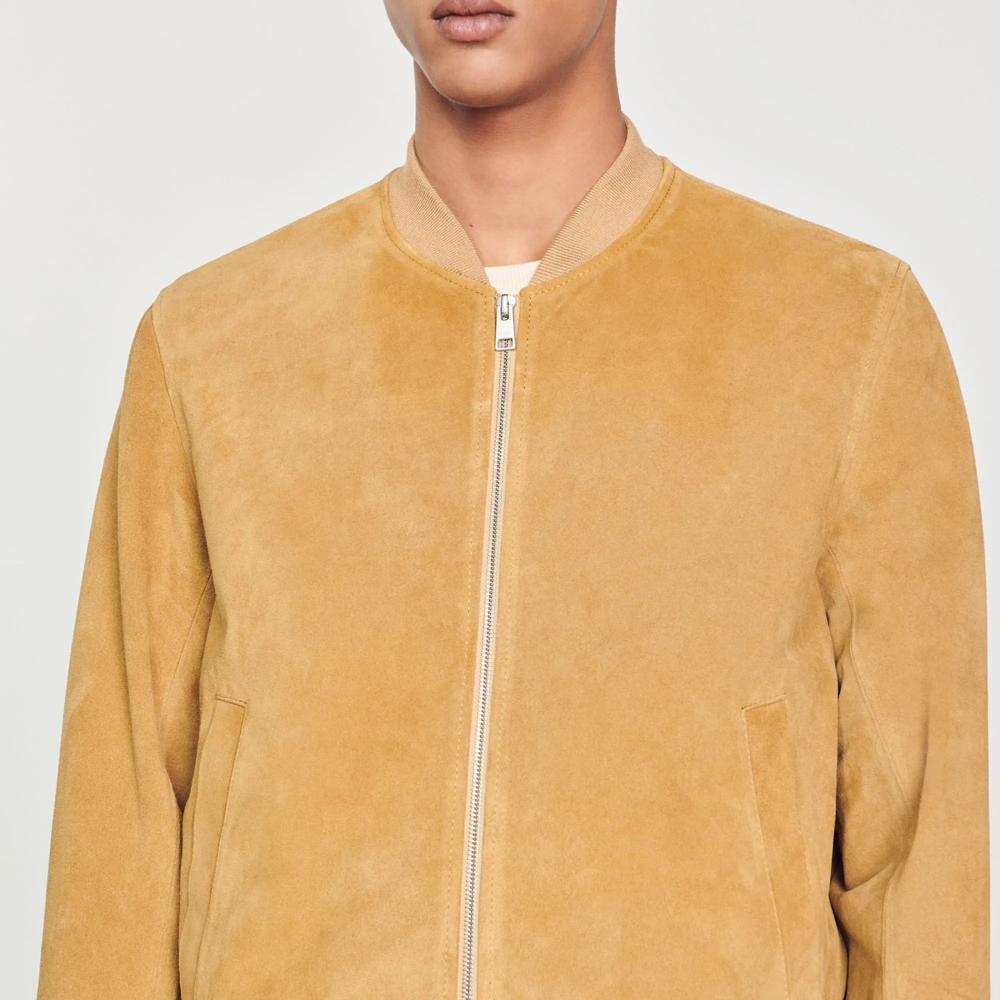 Homem Sandro Paris Jaqueta De Camurca