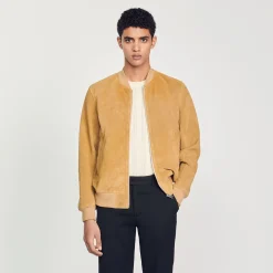 Homem Sandro Paris Jaqueta De Camurca