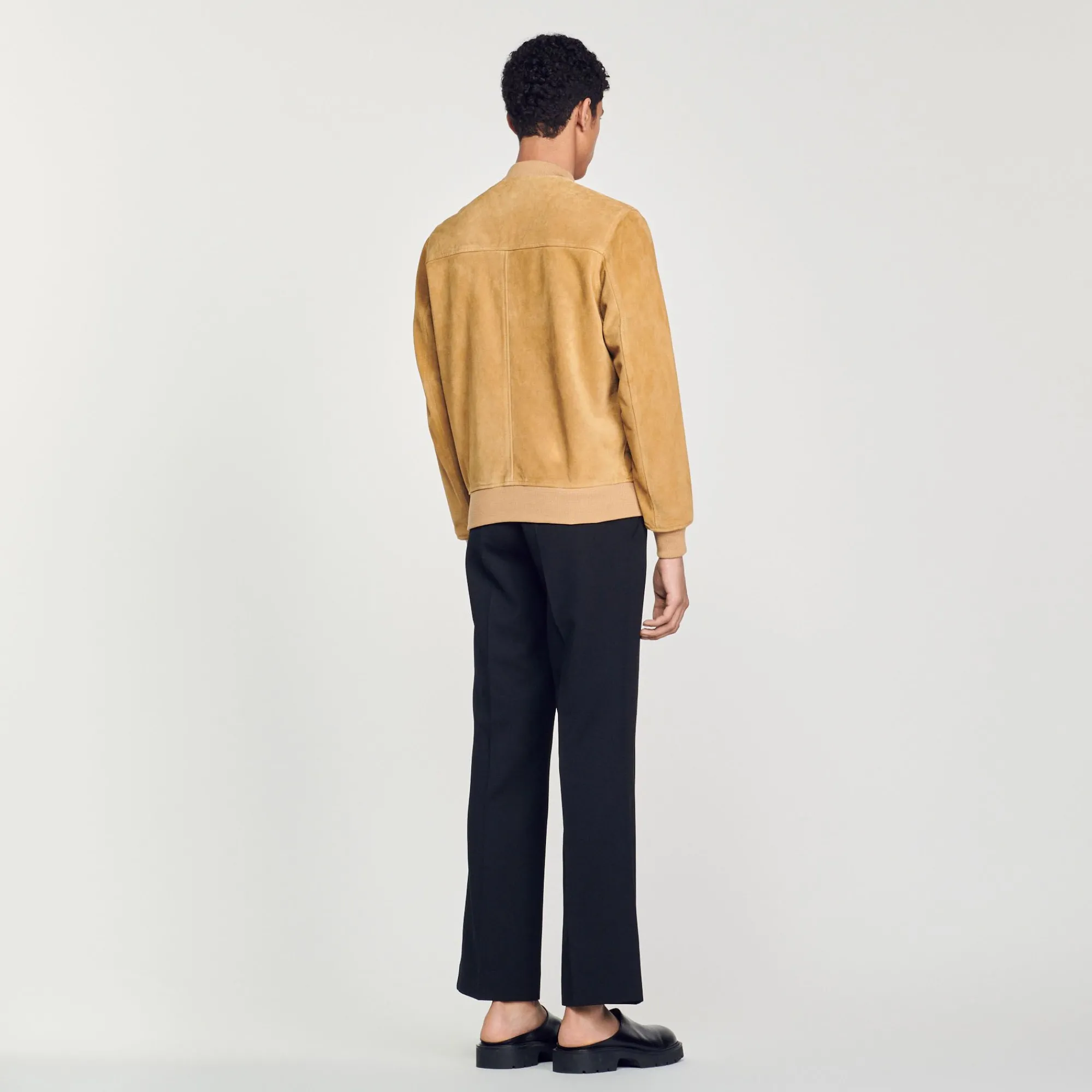 Homem Sandro Paris Jaqueta De Camurca