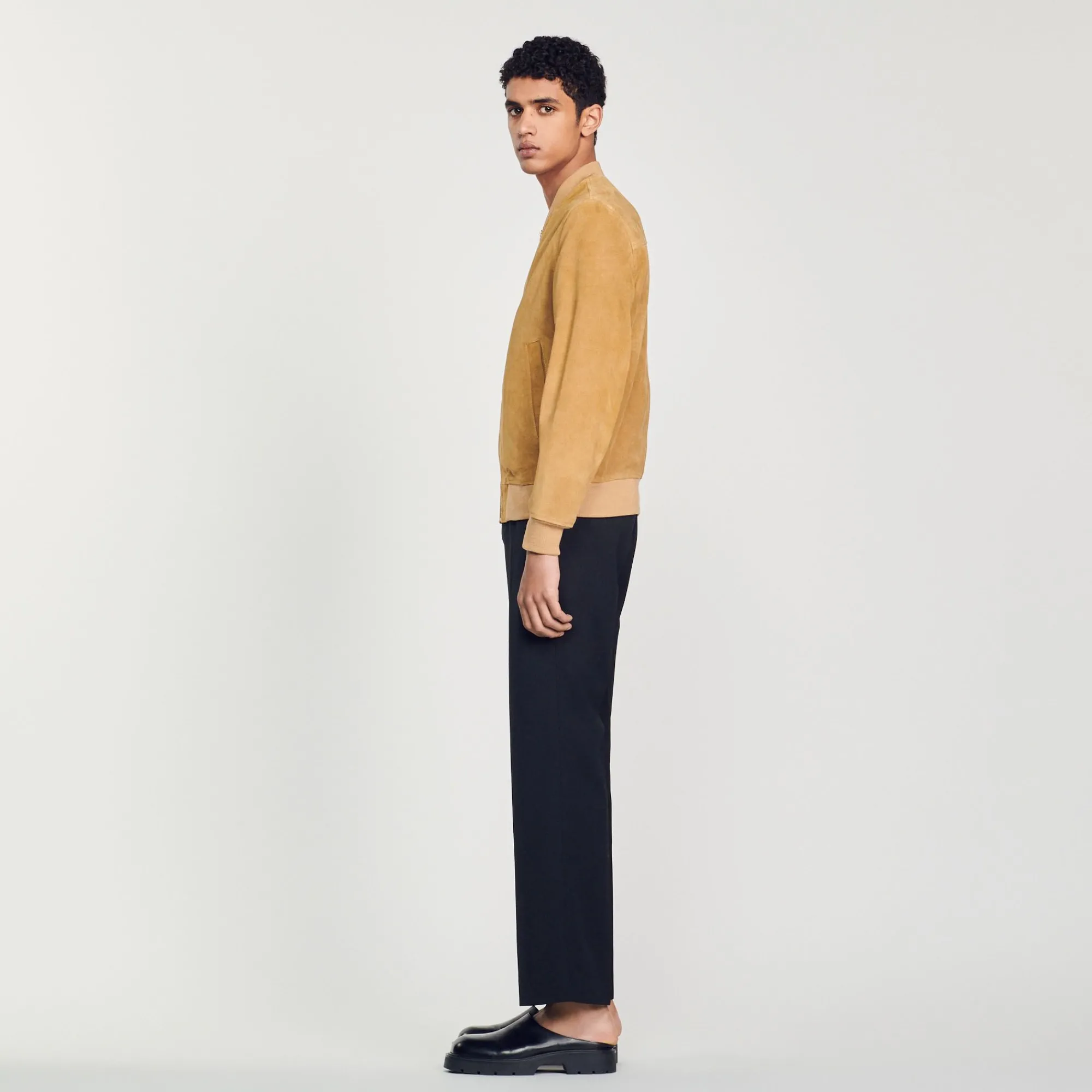 Homem Sandro Paris Jaqueta De Camurca