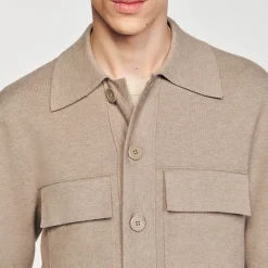 Homem Sandro Paris Jaqueta De Malha