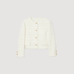 Mulheres Sandro Paris Jaqueta De Sarja