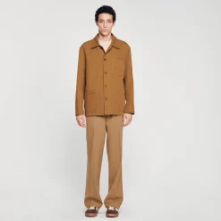 Homem Sandro Paris Jaqueta De Trabalhador