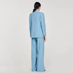 Mulheres Sandro Paris Jaqueta De Tweed Sob Medida