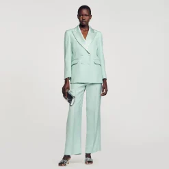 Mulheres Sandro Paris Jaqueta Sob Medida