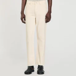 Homem Sandro Paris Jeans De Algodao