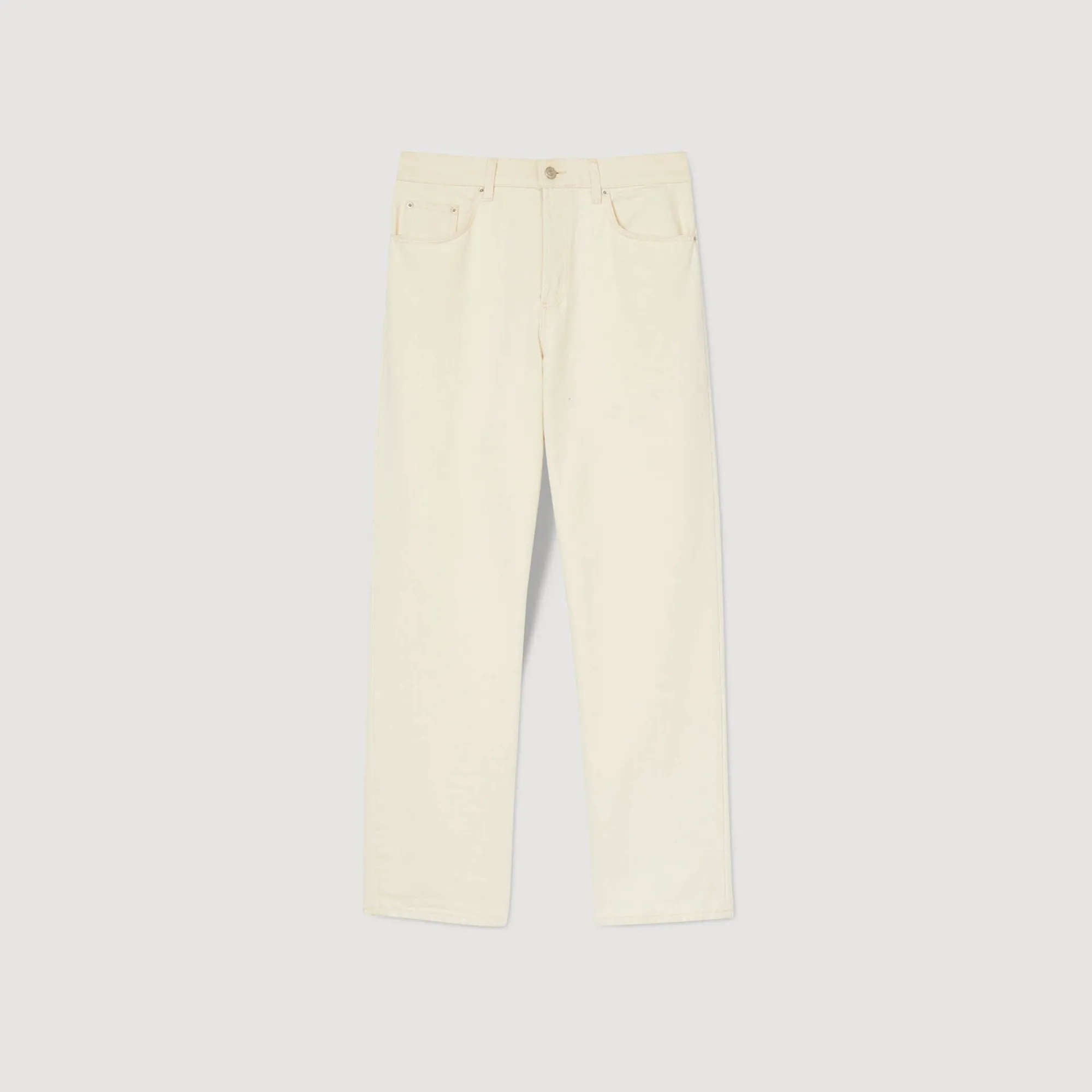 Homem Sandro Paris Jeans De Algodao