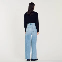 Mulheres Sandro Paris Jeans Largos