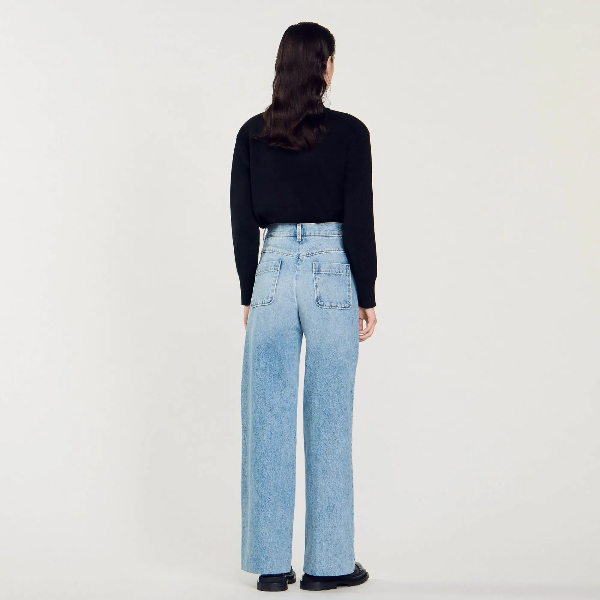 Mulheres Sandro Paris Jeans Largos