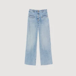 Mulheres Sandro Paris Jeans Largos