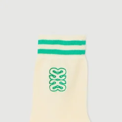 Mulheres Sandro Paris Meias Bordadas