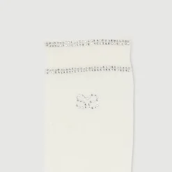 Mulheres Sandro Paris Meias Com Strass