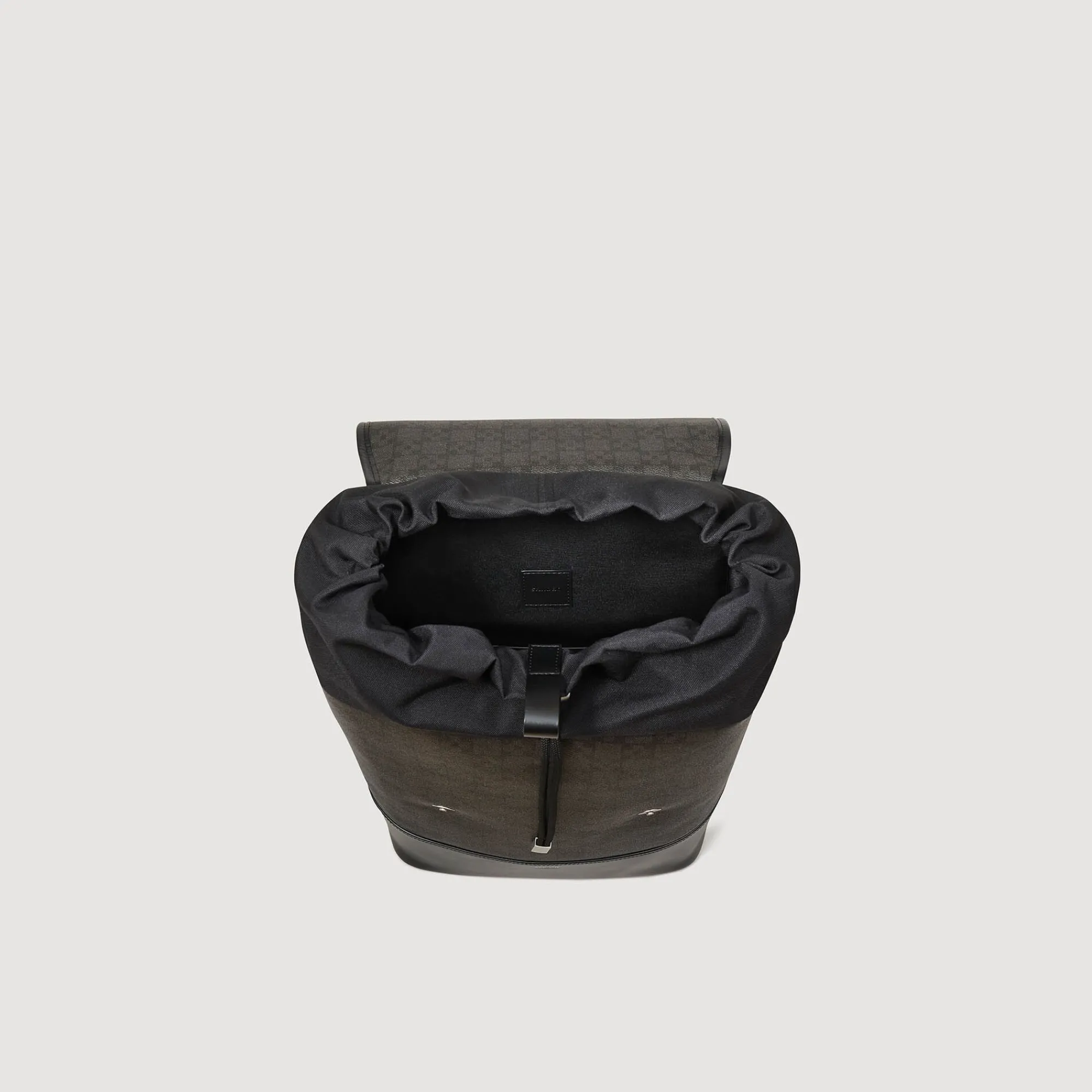 Homem Sandro Paris Mochila De Tecido Impermeavel Com Cruz Quadrada