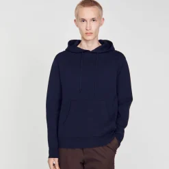 Homem Sandro Paris Moletom Com Capuz De Malha