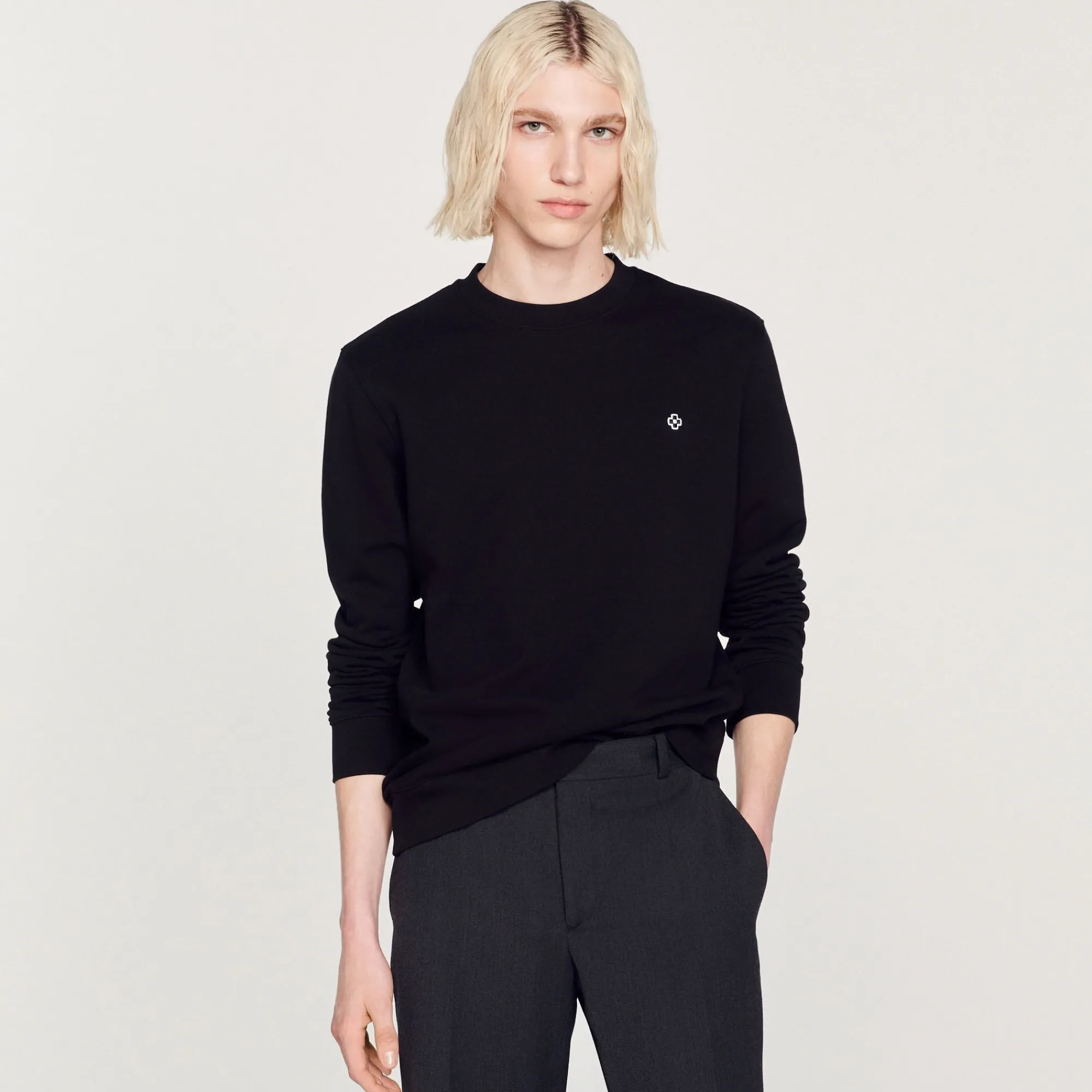 Homem Sandro Paris Moletom Cruzado Quadrado