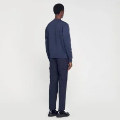 Homem Sandro Paris Moletom De La Com Bordado