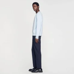 Homem Sandro Paris Moletom De La Com Bordado