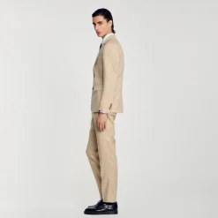 Homem Sandro Paris Paleto De Linho