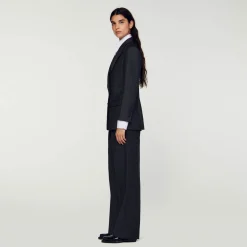 Mulheres Sandro Paris Paleto Listrado