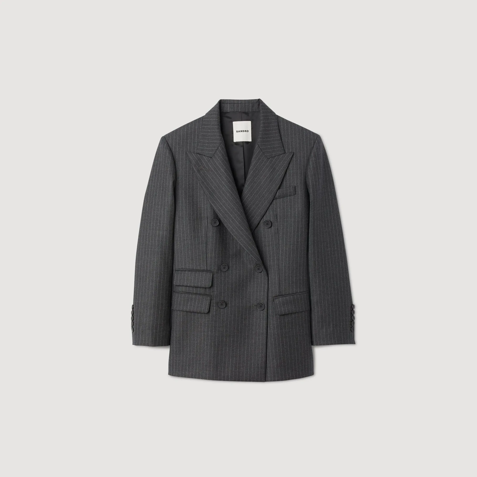 Mulheres Sandro Paris Paleto Listrado