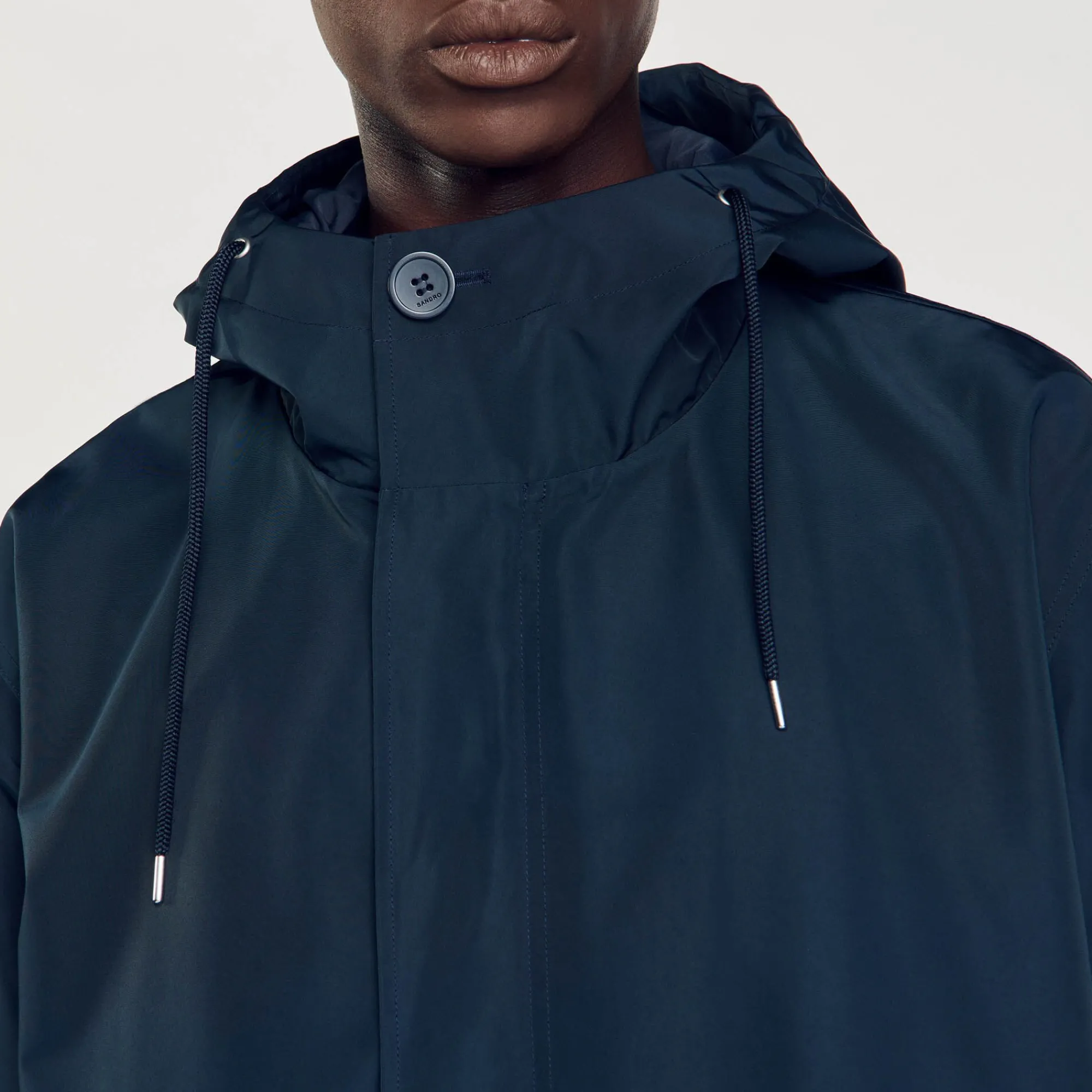 Homem Sandro Paris Parka Longa