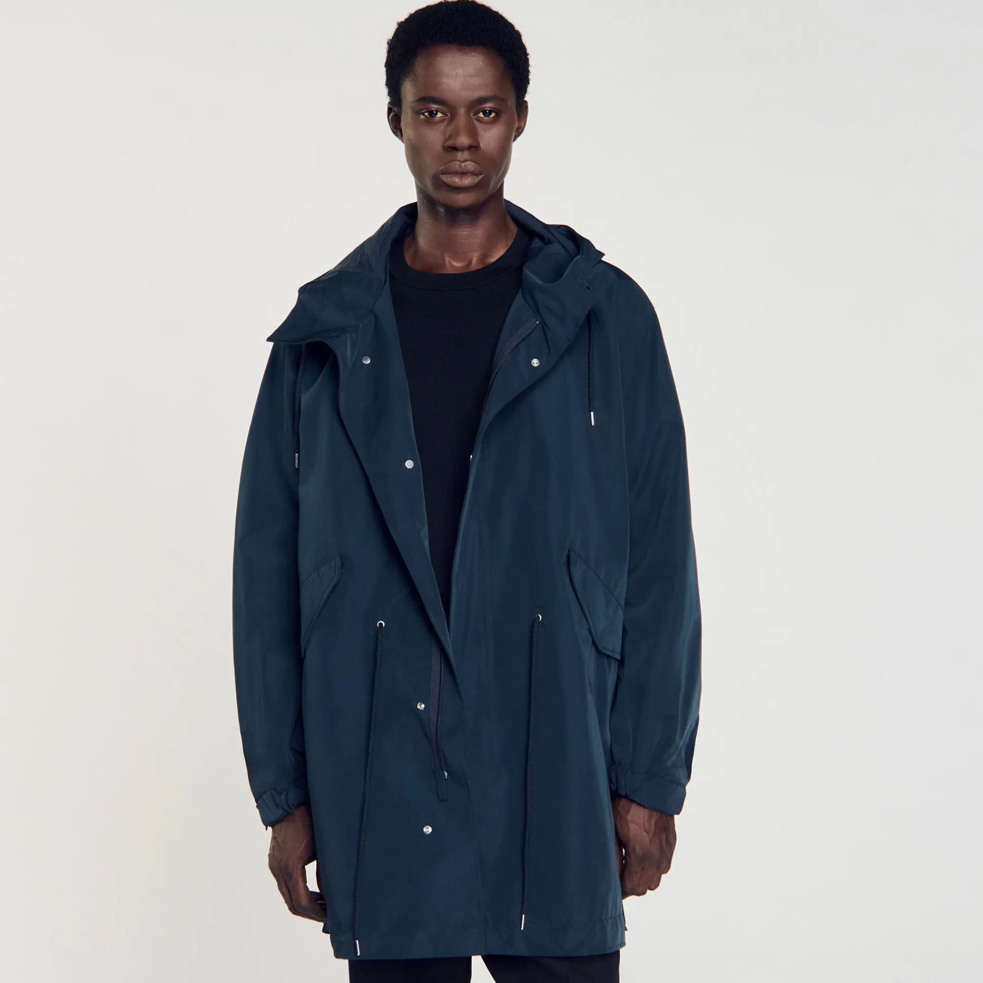 Homem Sandro Paris Parka Longa