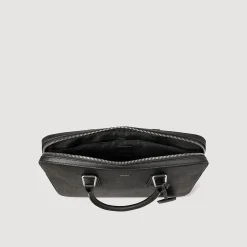 Homem Sandro Paris Pasta Fina De Couro