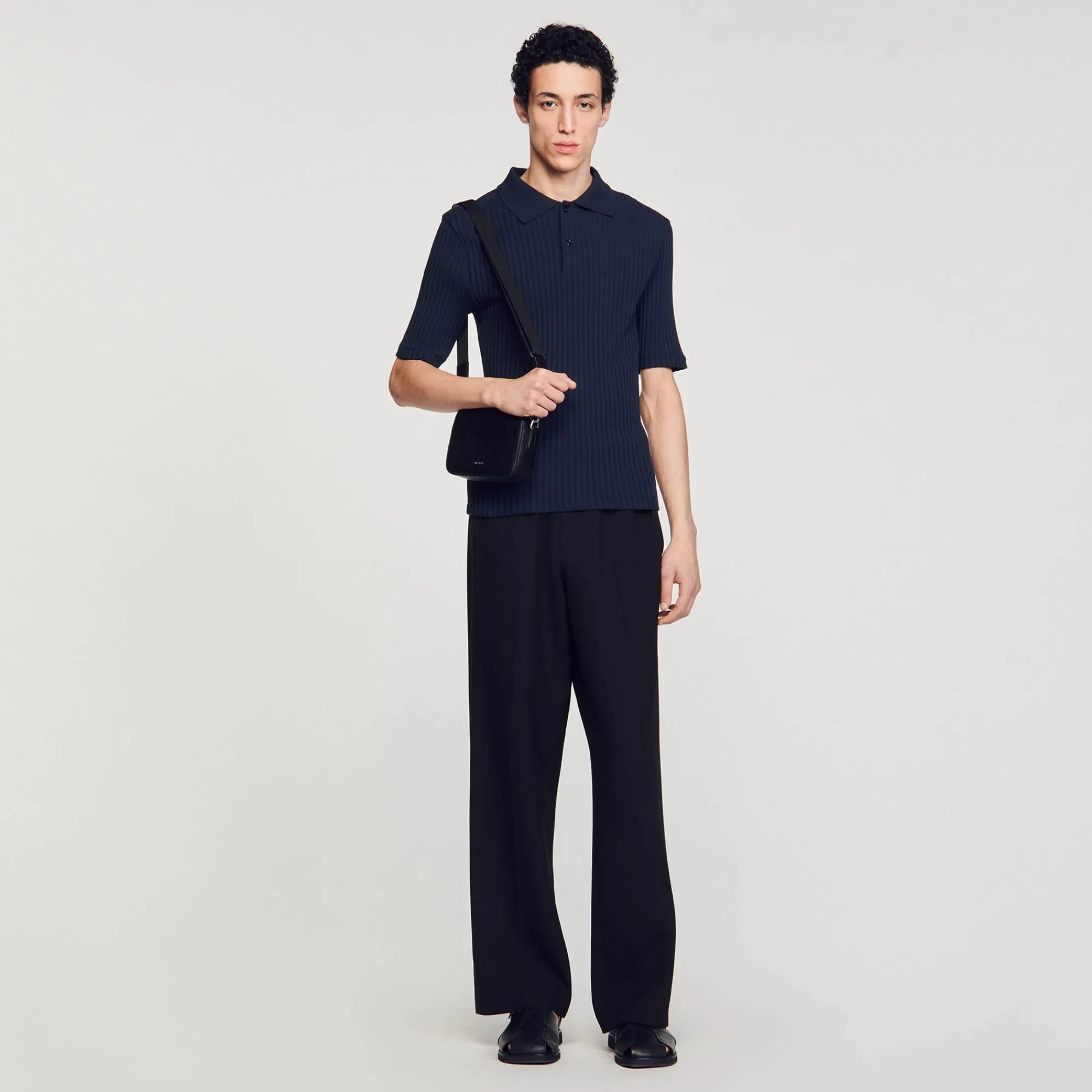 Homem Sandro Paris Polo De Algodao