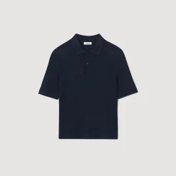 Homem Sandro Paris Polo De Algodao