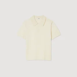 Homem Sandro Paris Polo De Malha De Manga Curta