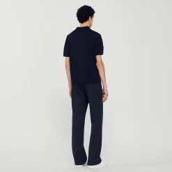 Homem Sandro Paris Polo De Malha De Manga Curta