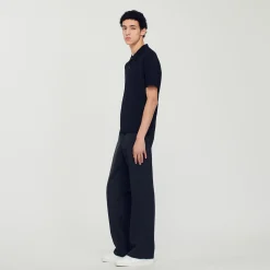 Homem Sandro Paris Polo De Malha De Manga Curta