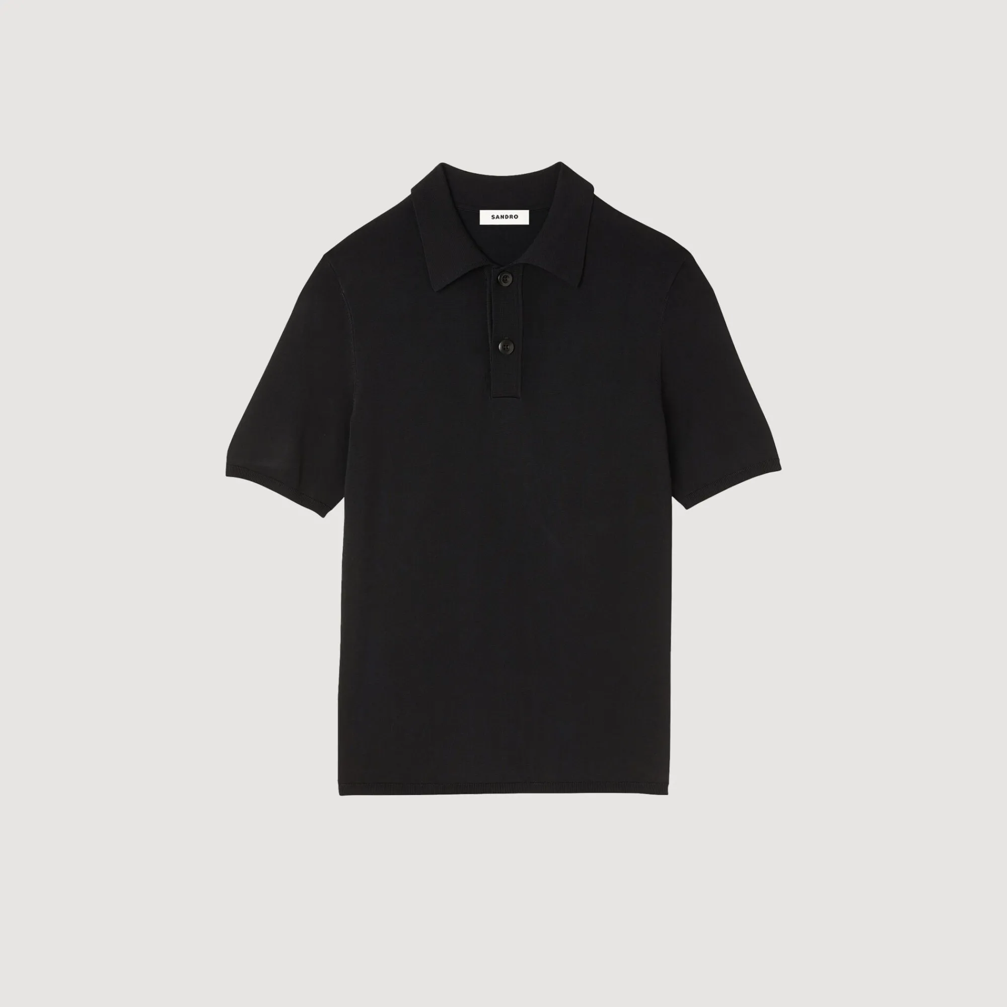 Homem Sandro Paris Polo De Malha De Manga Curta