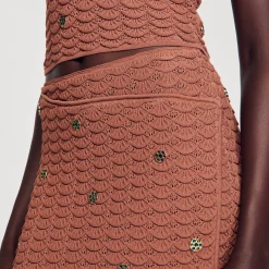 Mulheres Sandro Paris Saia Curta Assimetrica