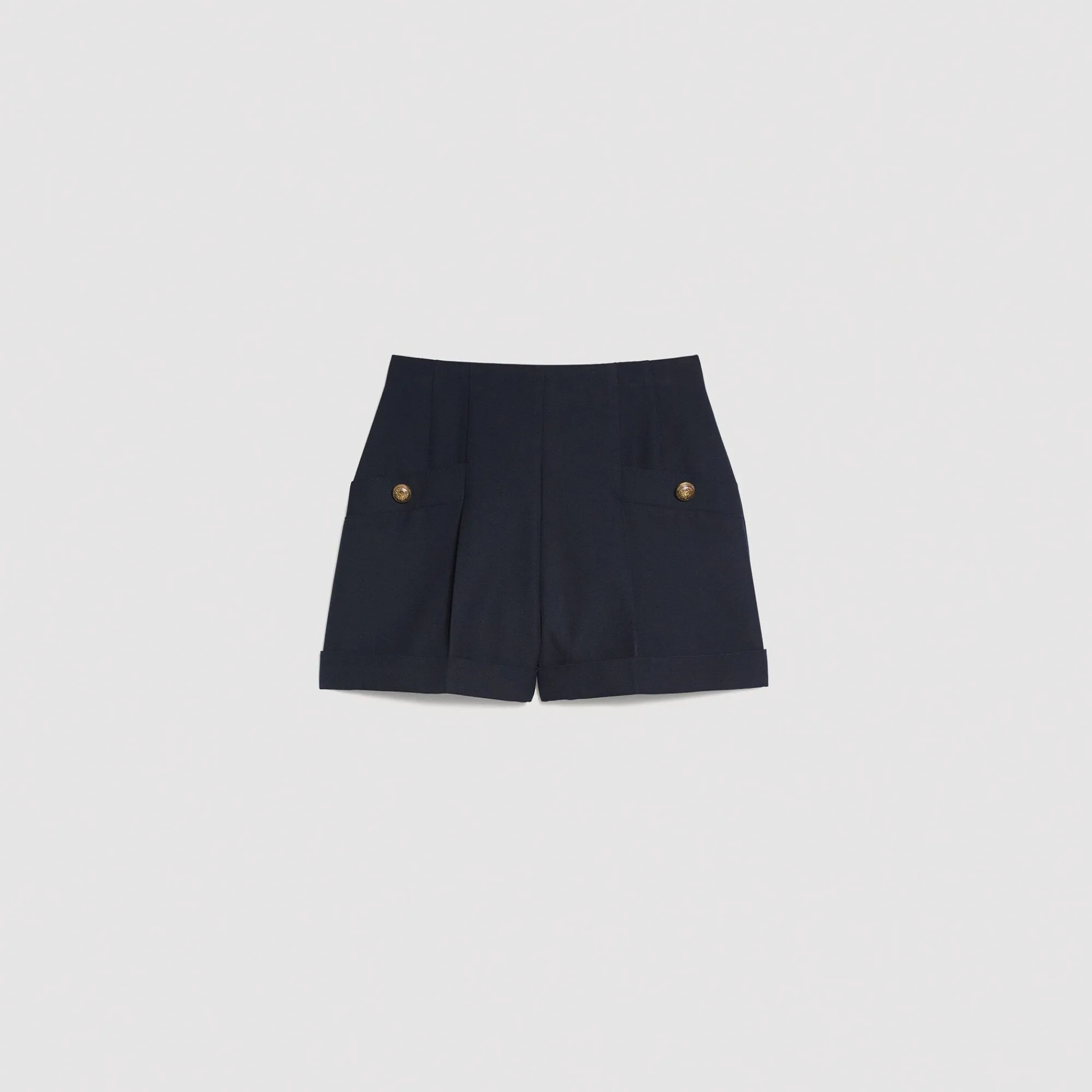 Mulheres Sandro Paris Shorts Com Bainha