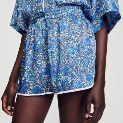 Mulheres Sandro Paris Shorts Com Estampa Floral