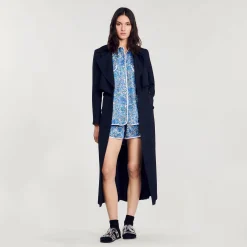 Mulheres Sandro Paris Shorts Com Estampa Floral