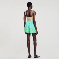 Mulheres Sandro Paris Shorts Com Strass