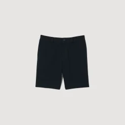 Homem Sandro Paris Shorts De Algodao