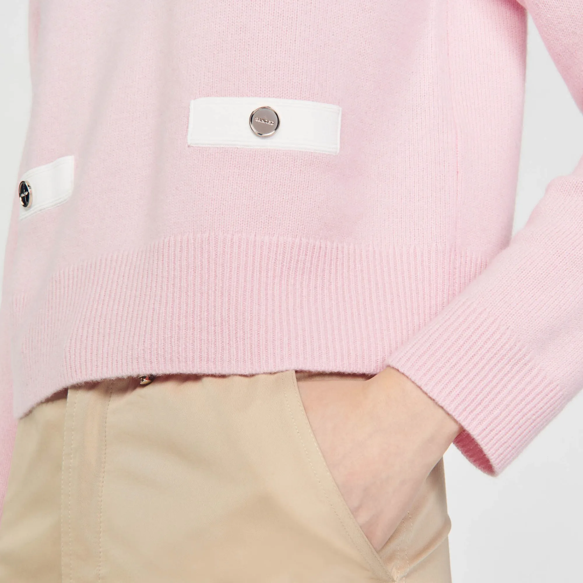 Mulheres Sandro Paris Sueter De Malha Fina