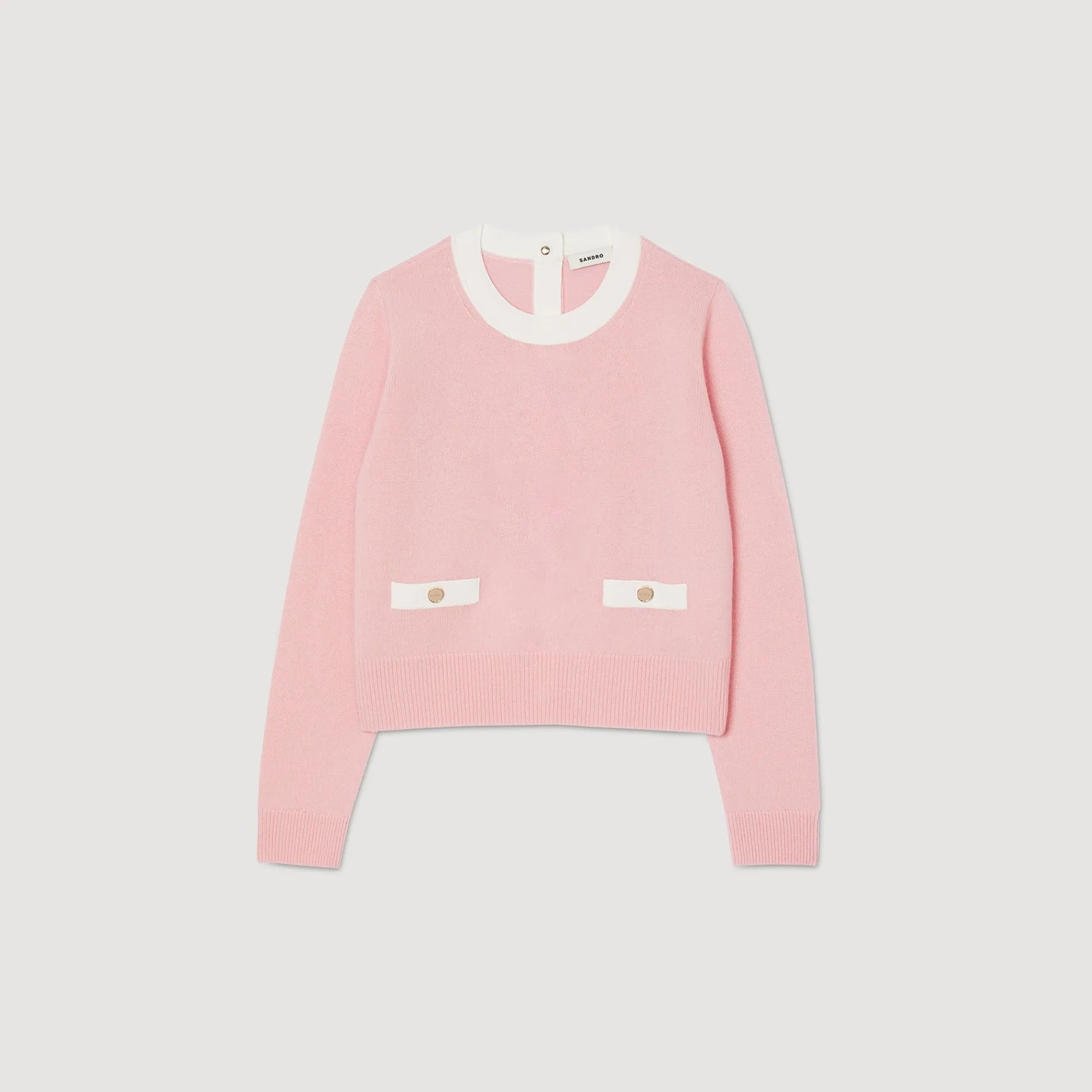 Mulheres Sandro Paris Sueter De Malha Fina