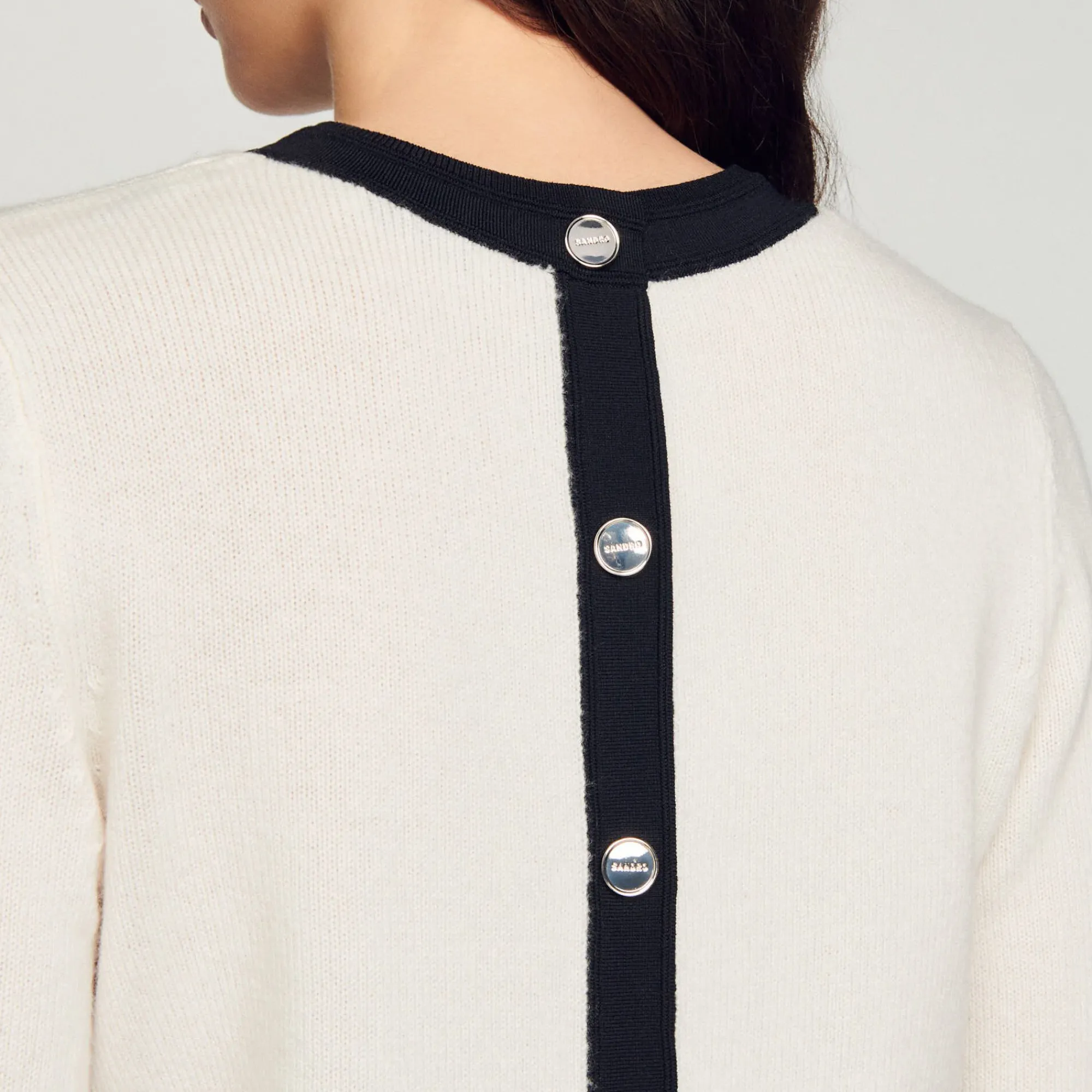 Mulheres Sandro Paris Sueter De Malha Fina