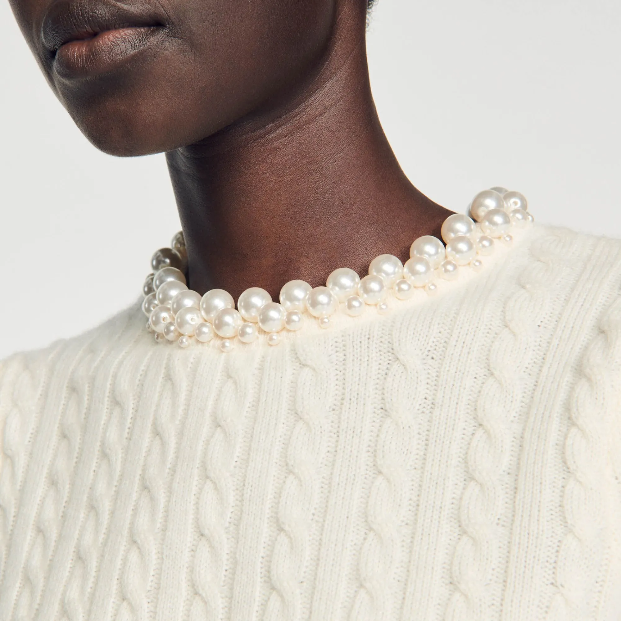 Mulheres Sandro Paris Sueter Tricotado