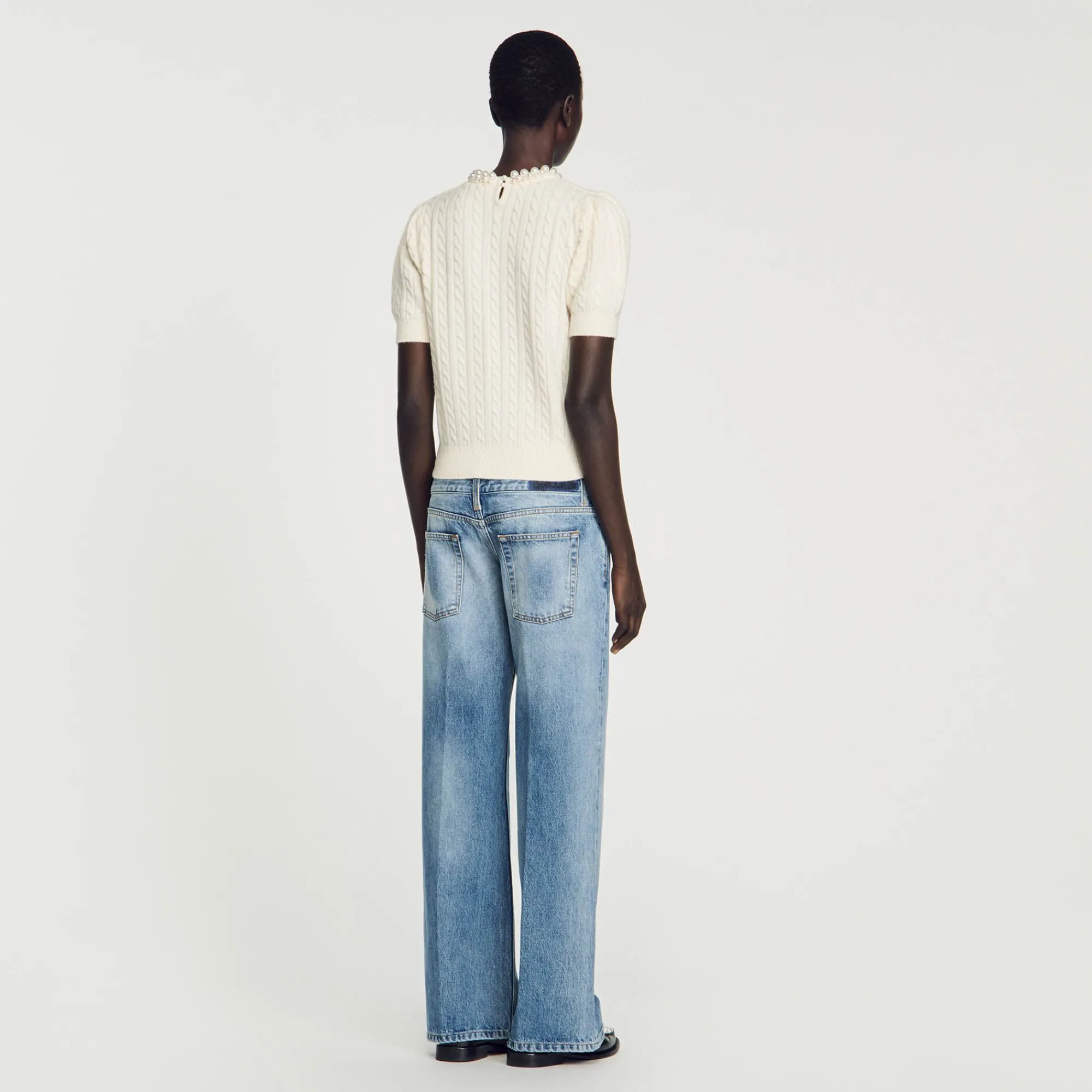 Mulheres Sandro Paris Sueter Tricotado