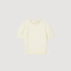 Mulheres Sandro Paris Sueter Tricotado