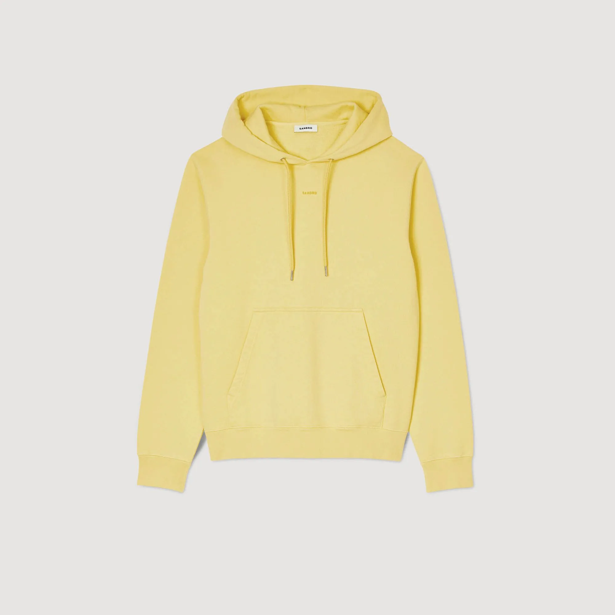 Homem Sandro Paris Sweatshirt Masculina De Algodao Organico Bordado