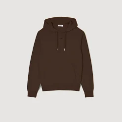 Homem Sandro Paris Sweatshirt Masculina De Algodao Organico Bordado