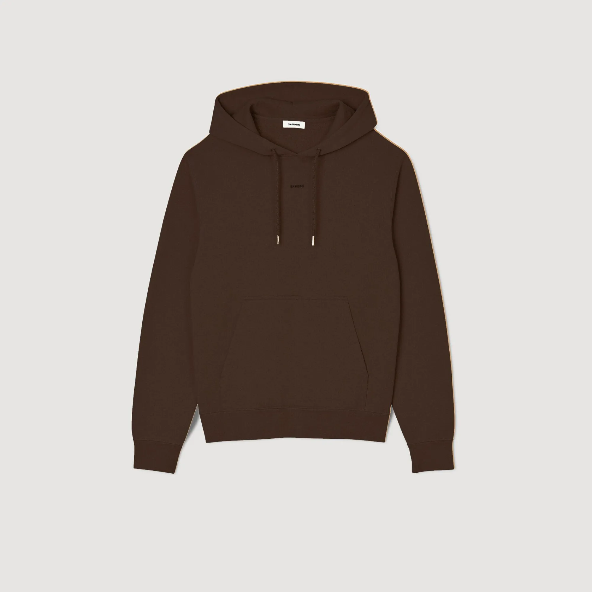 Homem Sandro Paris Sweatshirt Masculina De Algodao Organico Bordado