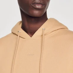 Homem Sandro Paris Sweatshirt Masculina De Algodao Organico Bordado